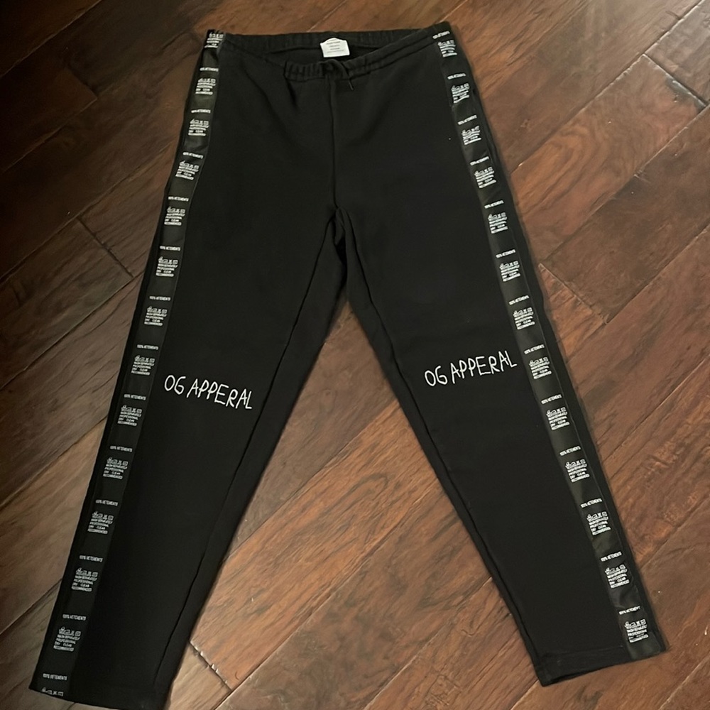 Vetements Black Sweat Pants Size Medium